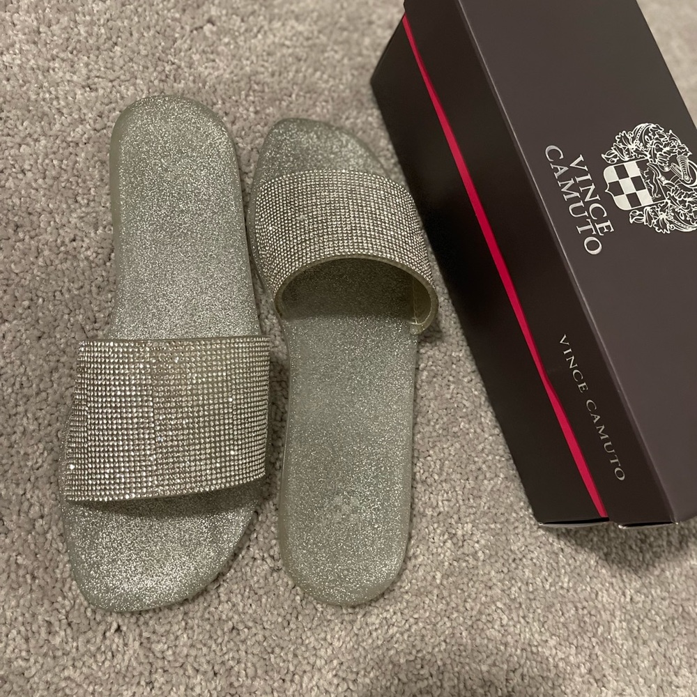 Vince Camuto - Silver Jelly Sandals